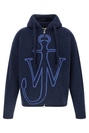 Толстовка с капюшоном «Anchor Embroidery» Синяя KW1429YN0412768 Толстовка с капюшоном «Anchor Embroidery» Синяя KW1429YN0412768