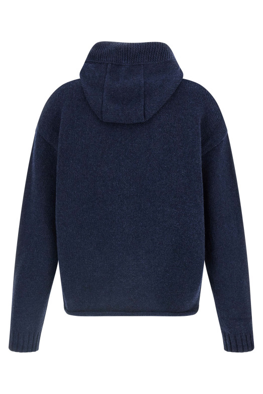 Толстовка с капюшоном «Anchor Embroidery» Синяя KW1429YN0412768 Толстовка с капюшоном «Anchor Embroidery» Синяя KW1429YN0412768