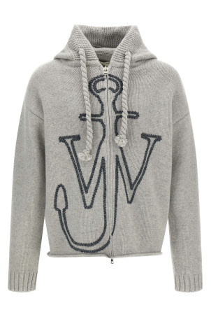 Толстовка с капюшоном «Anchor Embroidery» Серая KW1429YN0412905 Толстовка с капюшоном «Anchor Embroidery» Серая KW1429YN0412905