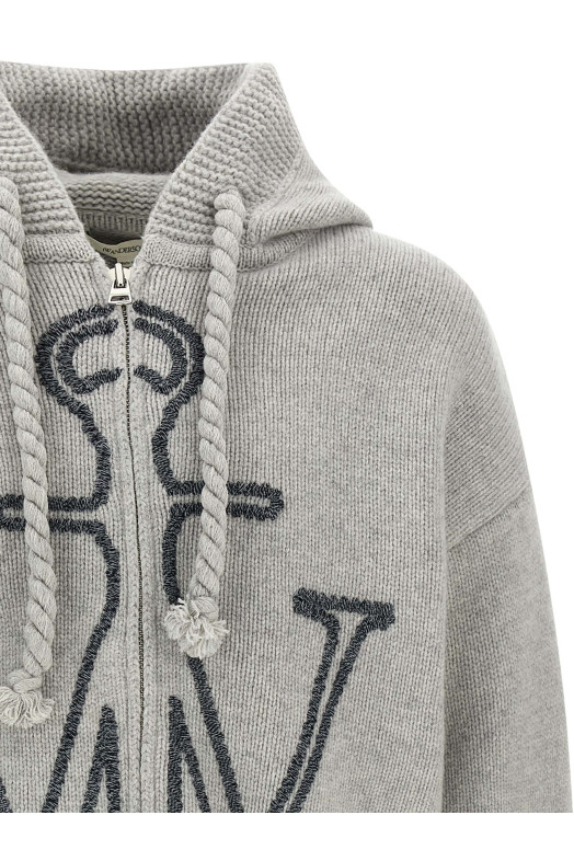 'Anchor Embroidery' hoodie Gray 'Anchor Embroidery' hoodie Gray