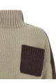 'Two Tone Patch Pocket' sweater Multicolor