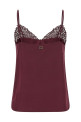 Satin lace top Bordeaux Satin lace top Bordeaux