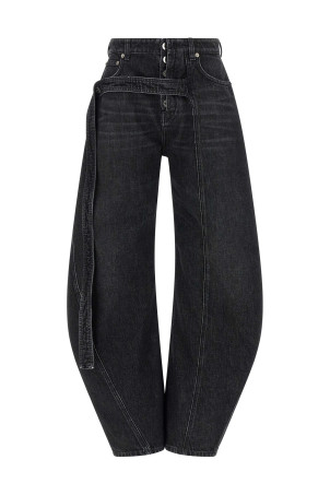 Low waist jeans Black