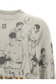 Jacquard pattern sweater Gray Jacquard pattern sweater Gray