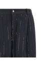 'Dazzling Chalk Stripe Embroidery' joggers Gray 'Dazzling Chalk Stripe Embroidery' joggers Gray