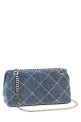 Сумка через плече «The Quilted Denim Dual Chain» Синя 2P5SMN020S03416 Сумка через плече «The Quilted Denim Dual Chain» Синя 2P5SMN020S03416