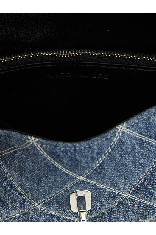 Сумка через плече «The Quilted Denim Dual Chain» Синя 2P5SMN020S03416 Сумка через плече «The Quilted Denim Dual Chain» Синя 2P5SMN020S03416