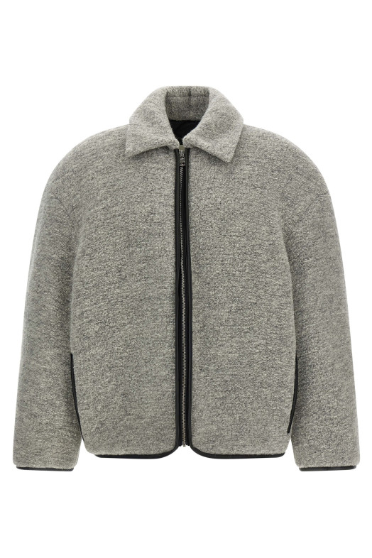 Куртка «Contrast Trim Casual» Сіра JK0394PG1820905 Куртка «Contrast Trim Casual» Сіра JK0394PG1820905