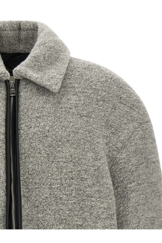 Куртка «Contrast Trim Casual» Сіра JK0394PG1820905 Куртка «Contrast Trim Casual» Сіра JK0394PG1820905