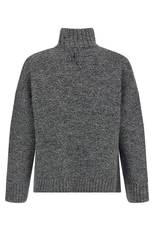 'Leather Patch Pocket' sweater Gray 'Leather Patch Pocket' sweater Gray