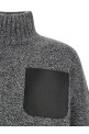 'Leather Patch Pocket' sweater Gray 'Leather Patch Pocket' sweater Gray