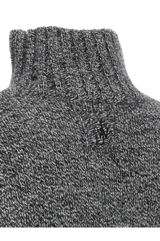 'Leather Patch Pocket' sweater Gray 'Leather Patch Pocket' sweater Gray