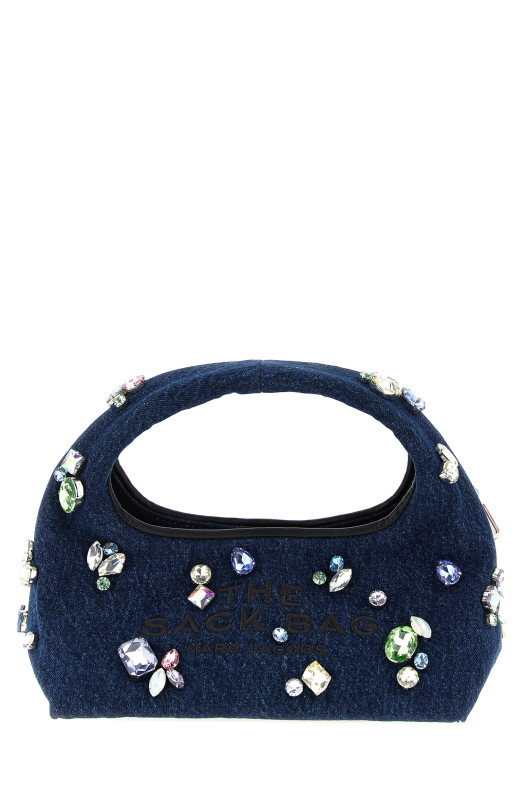 'The Gem Denim Mini Sack' handbag Blue