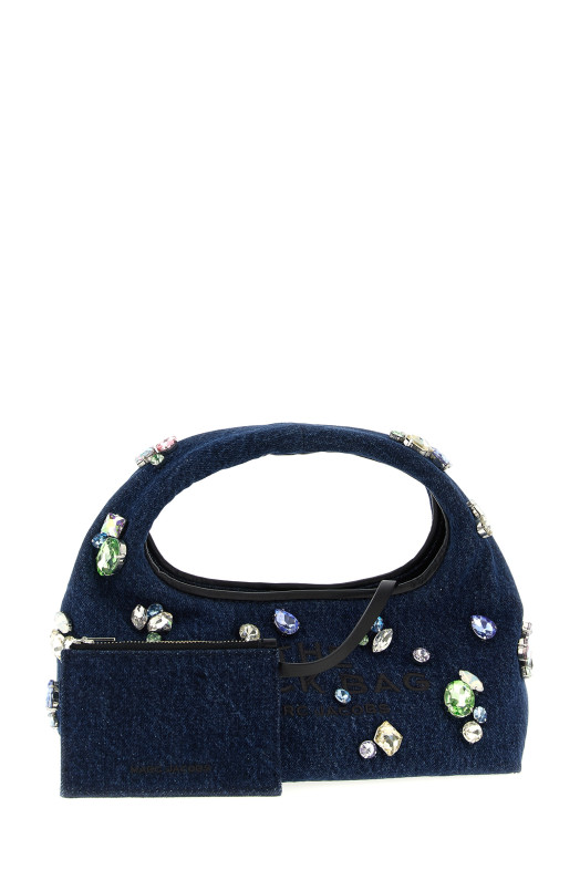 'The Gem Denim Mini Sack' handbag Blue