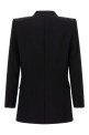 Блейзер з вишивкою у вигляді листя Чорний BALMAIN FH1SE286PD09EAD Блейзер з вишивкою у вигляді листя Чорний BALMAIN FH1SE286PD09EAD