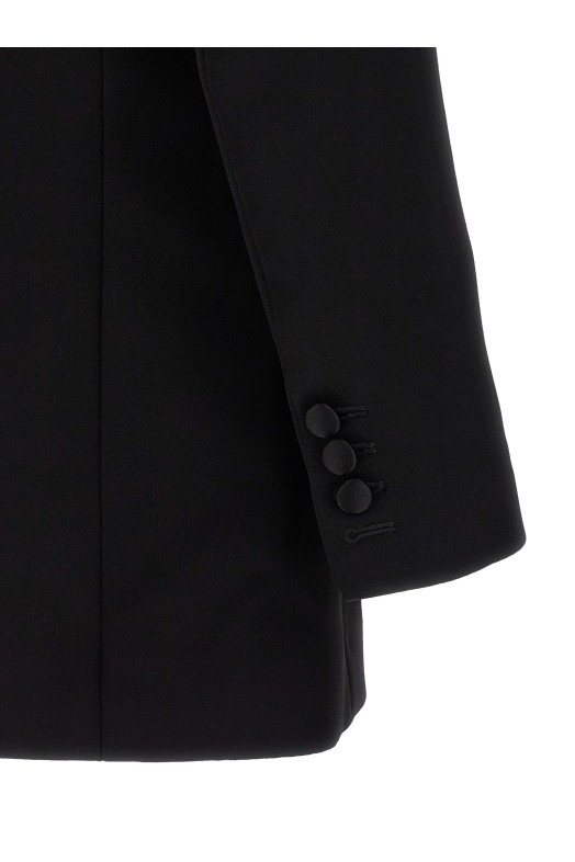 Блейзер з вишивкою у вигляді листя Чорний BALMAIN FH1SE286PD09EAD Блейзер з вишивкою у вигляді листя Чорний BALMAIN FH1SE286PD09EAD