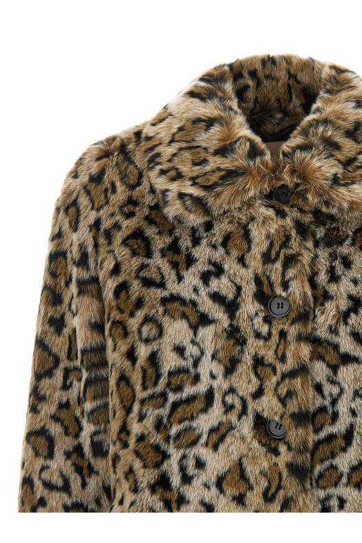 Пальто Animalier Multicolor TWIN SET 252TP211012779 Пальто Animalier Multicolor TWIN SET 252TP211012779