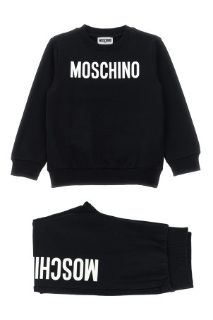 Комплект: світшот + джоггери Чорний MOSCHINO KID TEEN HUK04ELDA21NEROBLACK Комплект: світшот + джоггери Чорний MOSCHINO KID TEEN HUK04ELDA21NEROBLACK