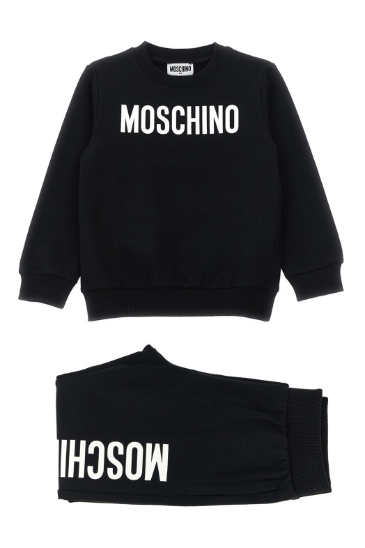 Комплект: світшот + джоггери Чорний MOSCHINO KID TEEN HUK04ELDA21NEROBLACK Комплект: світшот + джоггери Чорний MOSCHINO KID TEEN HUK04ELDA21NEROBLACK