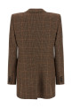 Шерстяной блейзер Check Brown SAINT LAURENT 832778Y3J459217 Шерстяной блейзер Check Brown SAINT LAURENT 832778Y3J459217