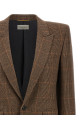 Шерстяной блейзер Check Brown SAINT LAURENT 832778Y3J459217 Шерстяной блейзер Check Brown SAINT LAURENT 832778Y3J459217
