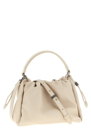 BRUNELLO CUCINELLI 'Bucket Mellow' маленькая сумочка Бежевый MBGPD3610C8905 BRUNELLO CUCINELLI 'Bucket Mellow' маленькая сумочка Бежевый MBGPD3610C8905