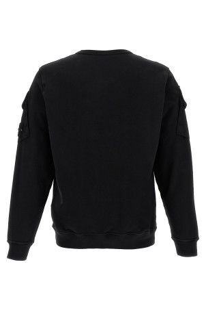 Свитшот с логотипом Черный STONE ISLAND K2S156100008S0A20V0029 Свитшот с логотипом Черный STONE ISLAND K2S156100008S0A20V0029