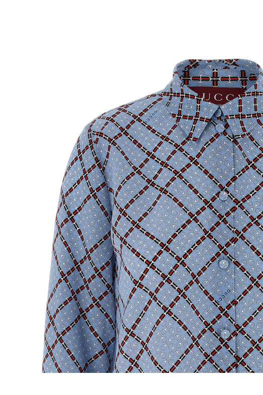 Clamp print shirt Multicolor