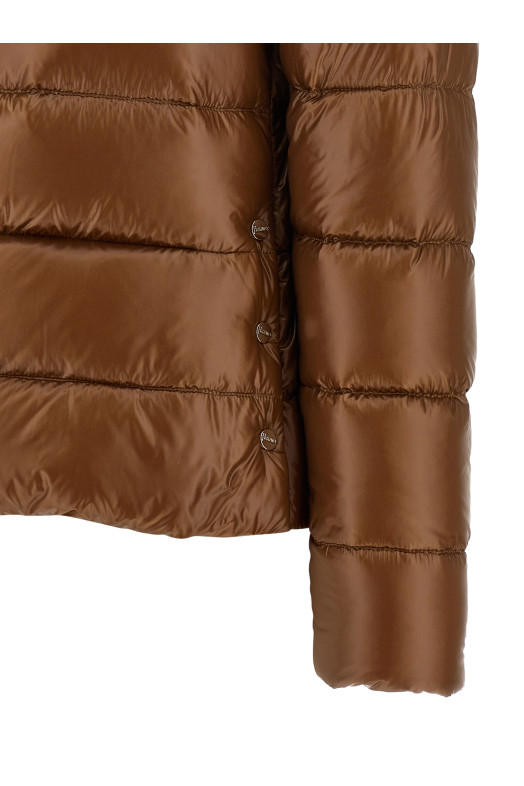 Пуховик з монограмою Коричневий HERNO PI001781D12017Z8160