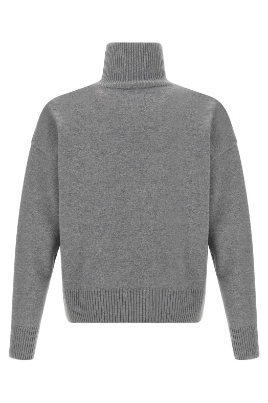 Свитер с логотипом Puff Серый AMI PARIS UKS821KN0071050