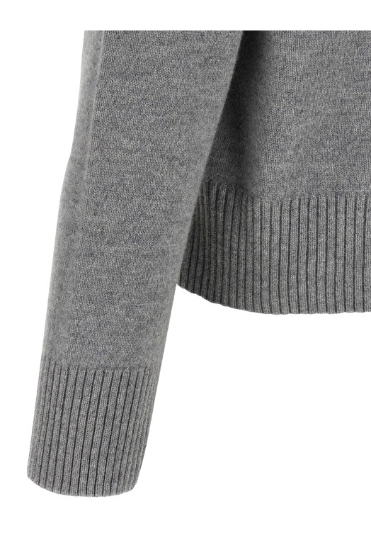Свитер с логотипом Puff Серый AMI PARIS UKS821KN0071050