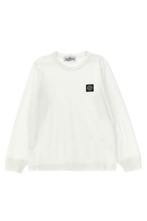 Футболка з логотипом Біла STONE ISLAND JUNIOR K2S162100003S0047V0099 Футболка з логотипом Біла STONE ISLAND JUNIOR K2S162100003S0047V0099