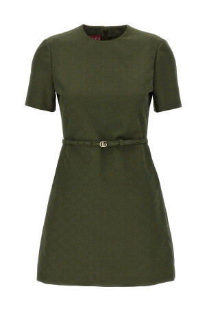 Бавовняна сукня GG Зелена GUCCI 836198Z8B2V3602