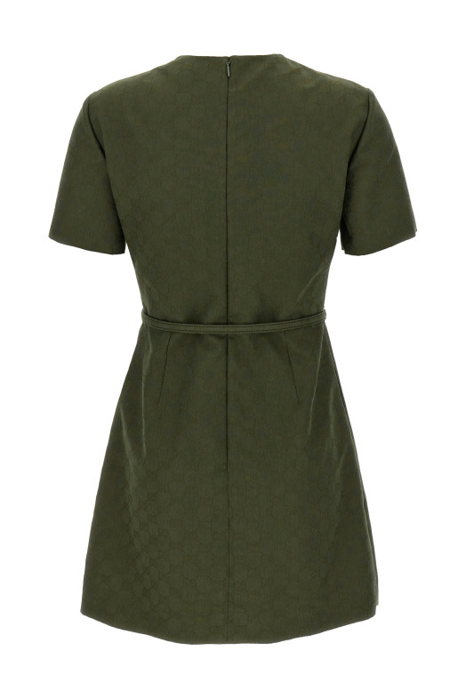 Бавовняна сукня GG Зелена GUCCI 836198Z8B2V3602