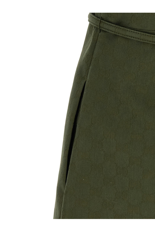 Бавовняна сукня GG Зелена GUCCI 836198Z8B2V3602