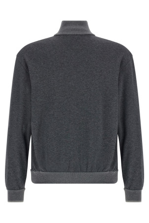 Бавовняна кофта з піке Сіра BRIONI UJNU0LPA6111411