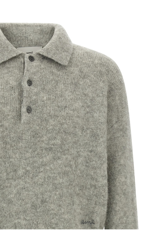 'Ami' polo shirt Gray 'Ami' polo shirt Gray