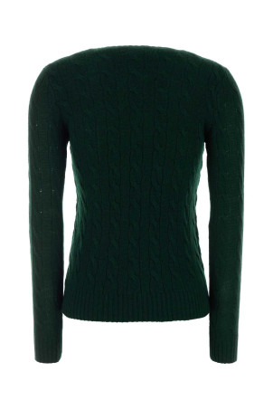 Bottle green wool blend sweater White POLO RALPH LAUREN (211971865) Bottle green wool blend sweater White POLO RALPH LAUREN (211971865)