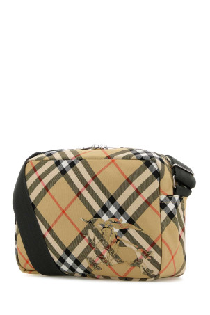 Embroidered fabric Check crossbody bag BURBERRY (8091320) Embroidered fabric Check crossbody bag BURBERRY (8091320)