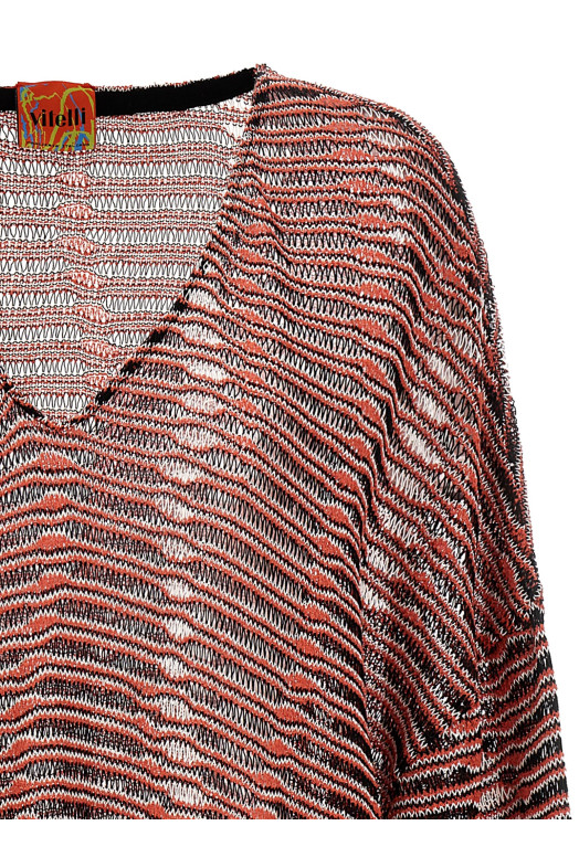 Wave Jacquard' sweater Multicolor