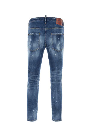 Джинсы-скаттер из стрейч-денима DSQUARED (S71LB1711D30010) DSQUARED2 Джинсы-скаттер из стрейч-денима DSQUARED (S71LB1711D30010) DSQUARED2