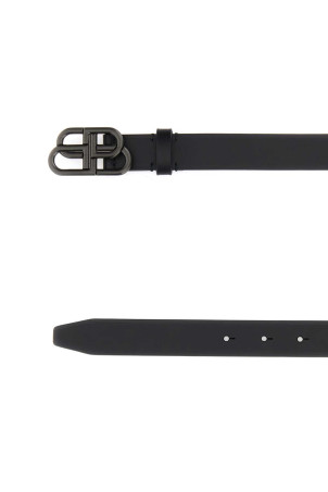 Black leather belt Black BALENCIAGA (5816901CH0J)