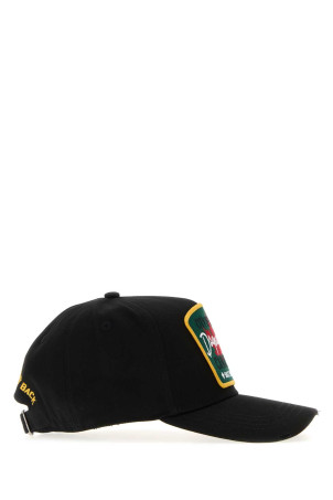 Black gabardine baseball cap DSQUARED (BCM037605C00001) Black gabardine baseball cap DSQUARED (BCM037605C00001)