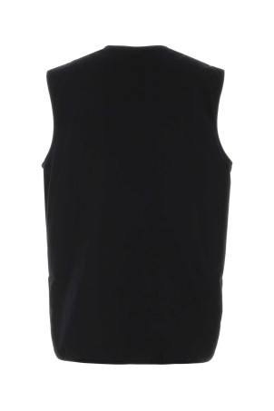 Black cotton vest JIL SANDER (J40FB0121J45296) Black cotton vest JIL SANDER (J40FB0121J45296)