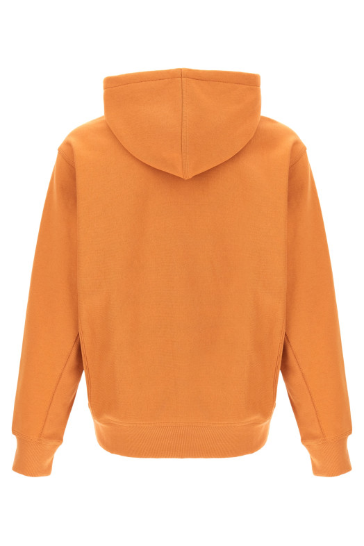 Толстовка с капюшоном «American Script» оранжевого цвета I0282792ZYXX