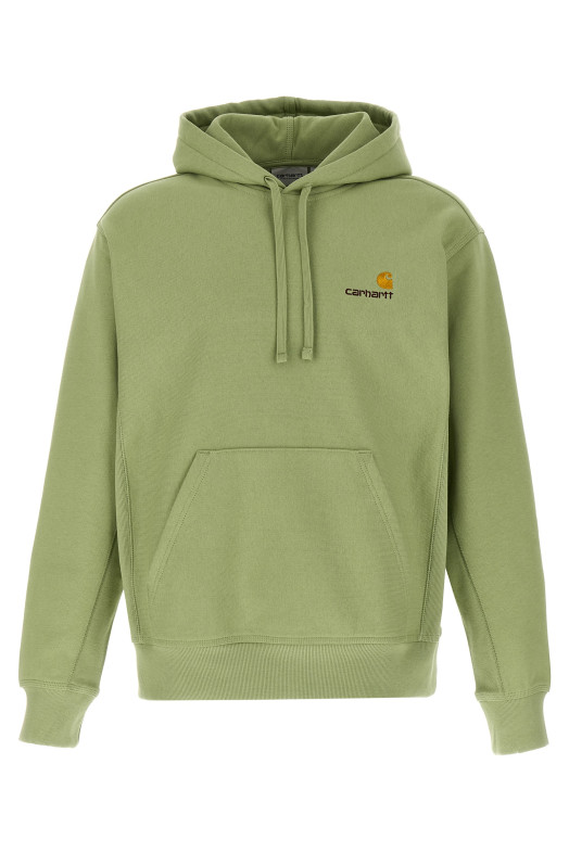 Толстовка с капюшоном «American Script» Зеленая I028279UVXX