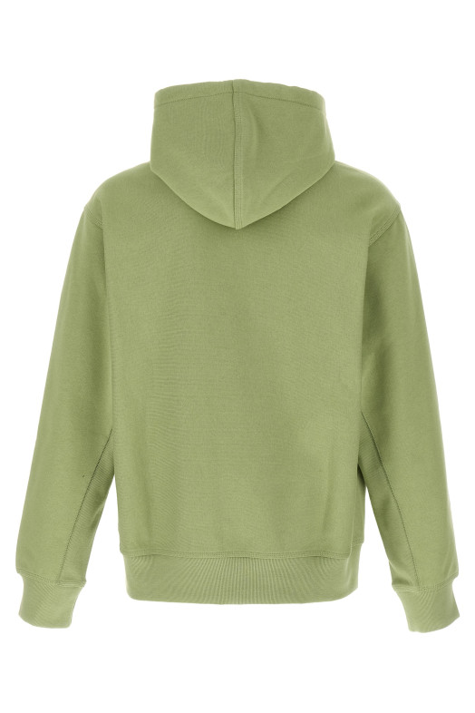 Толстовка с капюшоном «American Script» Зеленая I028279UVXX
