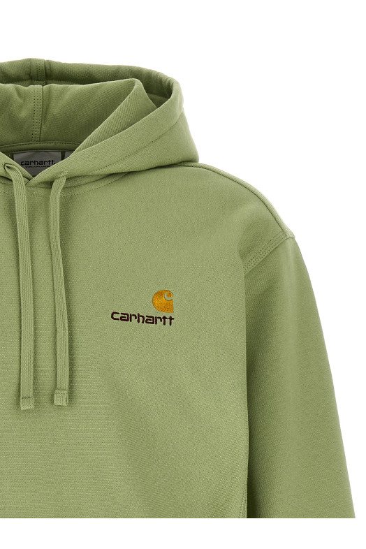 Толстовка с капюшоном «American Script» Зеленая I028279UVXX