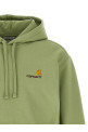 Толстовка с капюшоном «American Script» Зеленая I028279UVXX