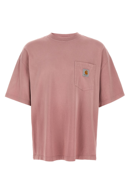 'Hudson Pocket' T-shirt Pink